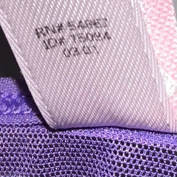 Vintage Victoria’s Secret Y2K Fairy Purple Sequin Mesh Babydoll Slip Dress M - Picture 9 of 13